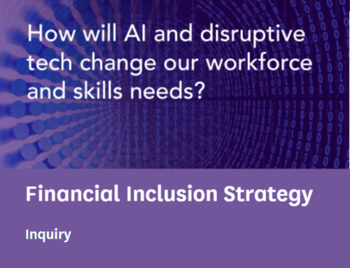 Evidence submission: Reshaping UK Financial Inclusion Strategy and AI Strategy