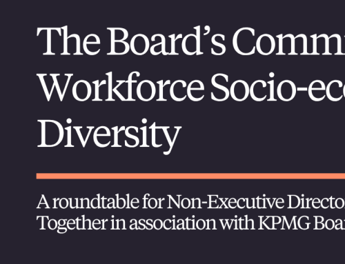 The Board’s Commitment to Workforce Socio-economic Diversity – with KPMG Board Leadership Centre